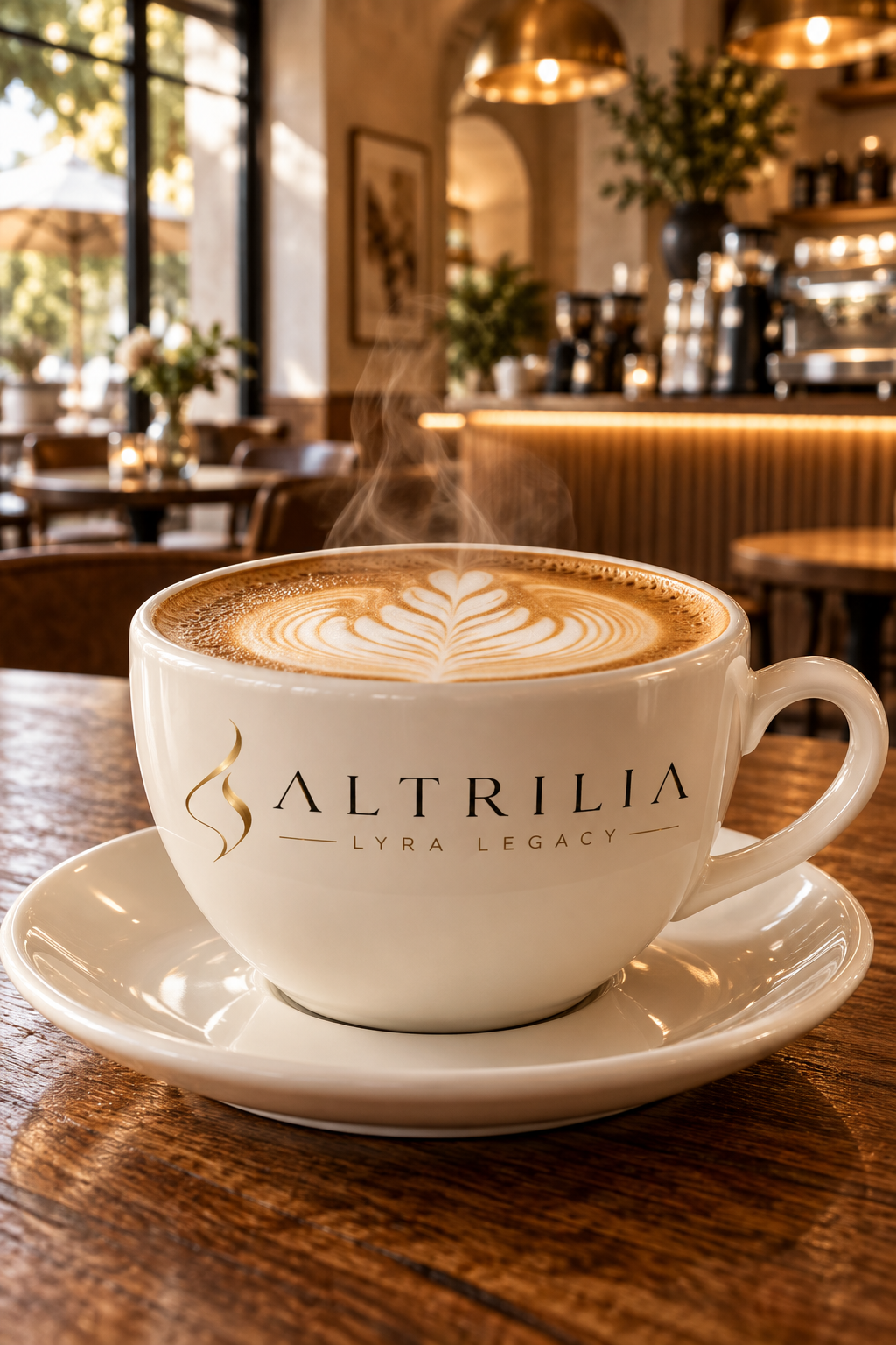 Inspirasi Altrilia Café dengan secangkir kopi